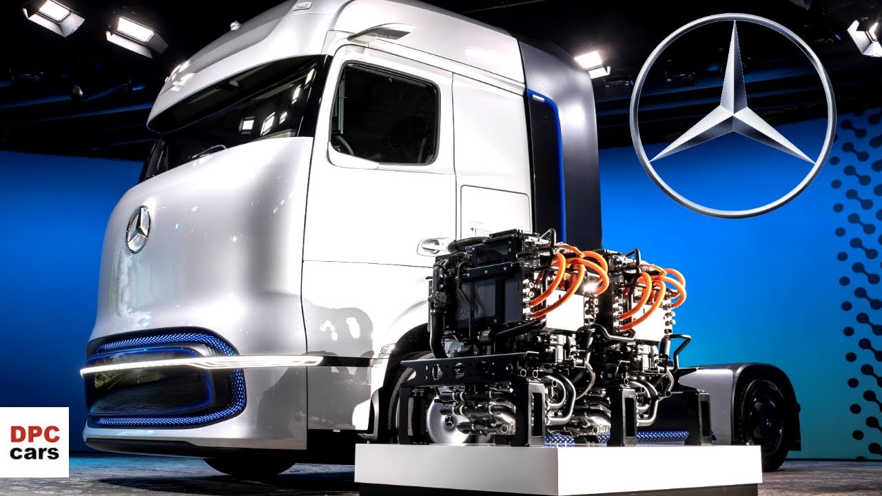 2021 Mercedes Benz GenH2 Fuel Cell Truck Reveal