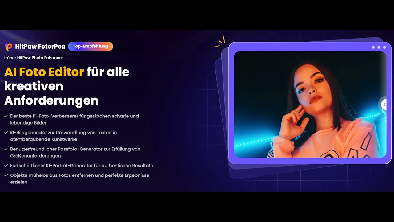 HitPaw FotorPEA Enhancer Deutsch 2025