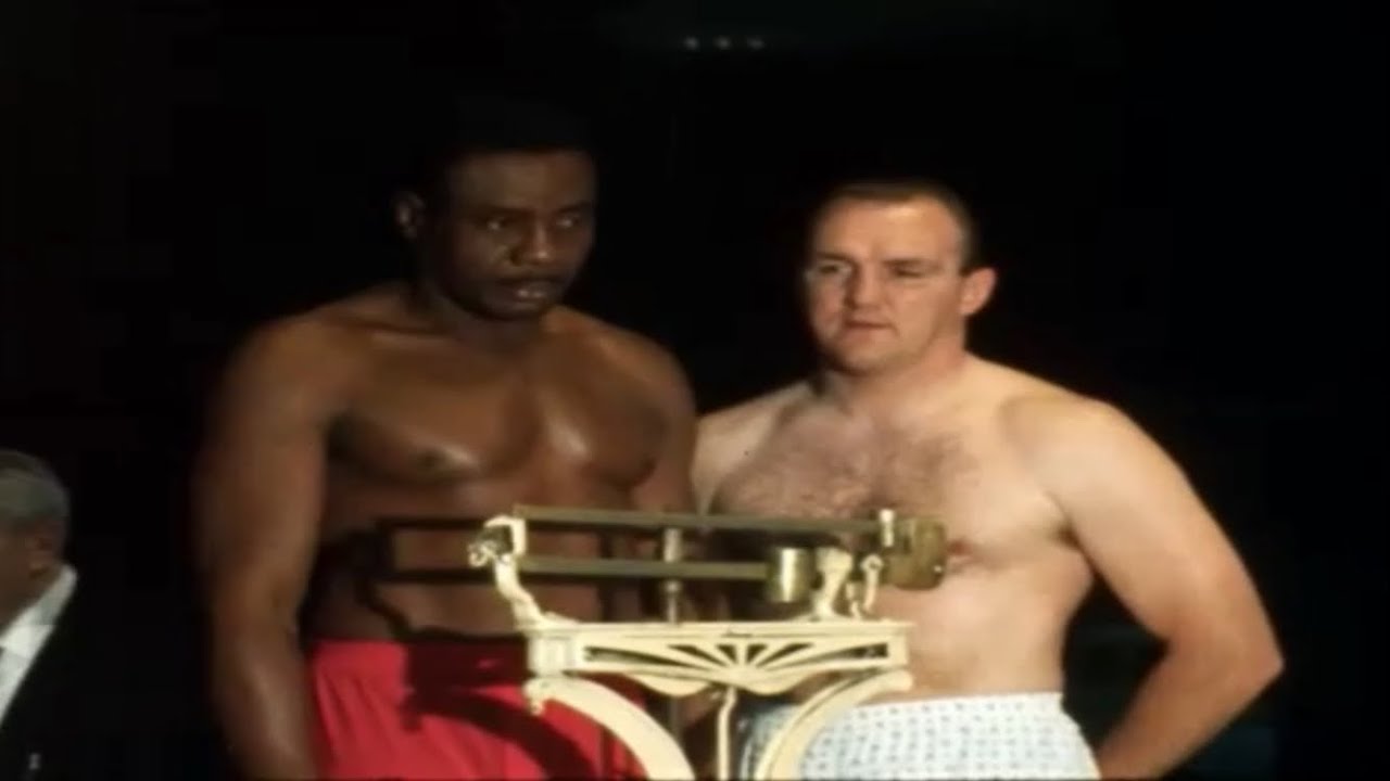 RARE Sonny Liston vs Chuck Wepner Weigh in