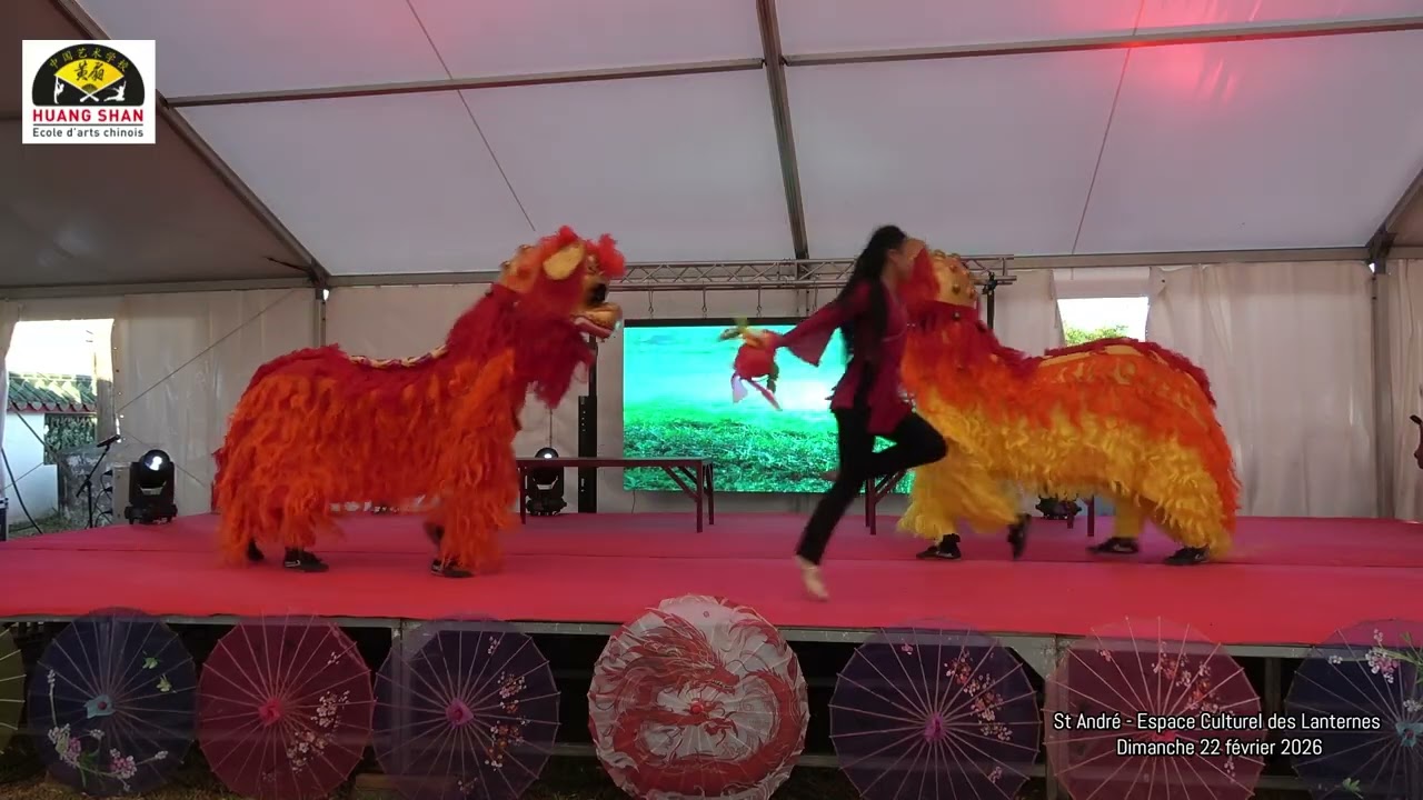 NAC2026 HUANG SHAN à St André - Danse du Lion du Nord
