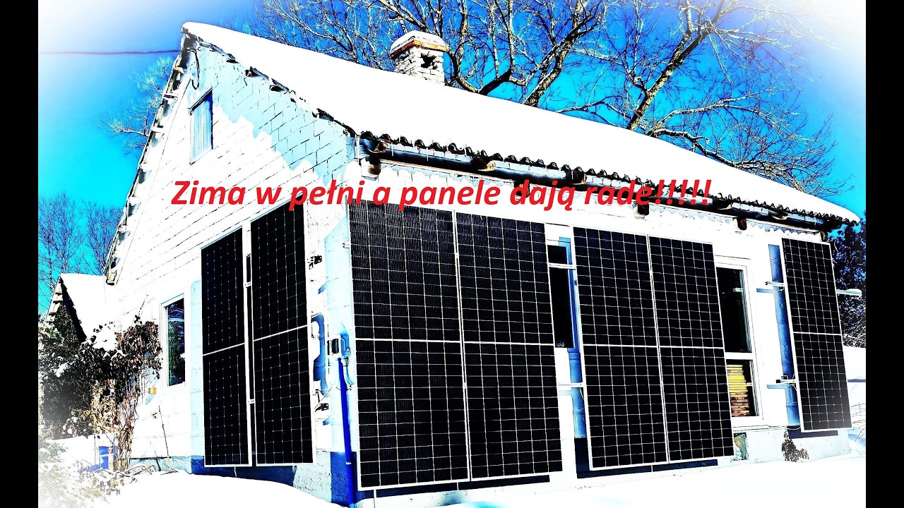 Panele pionowe zimą. Czy dają rade???