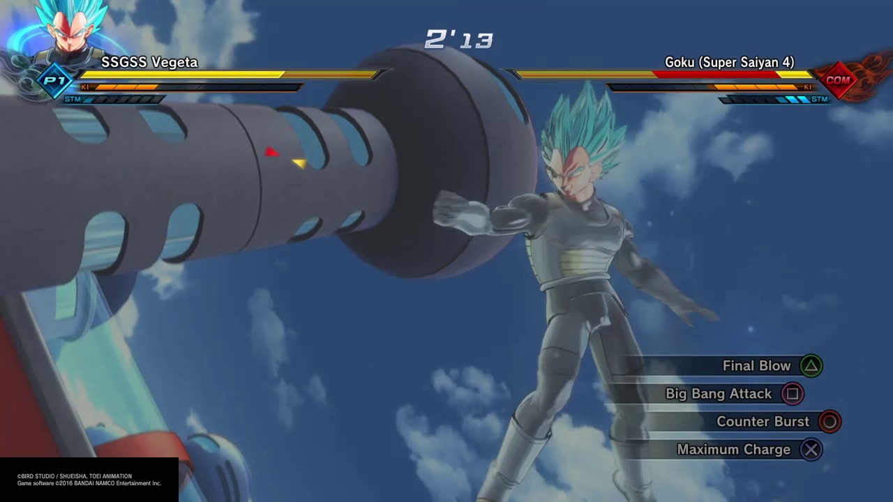 Dragon Ball Xenoverse 2 What if Battles Super Saiyan Blue Vegeta vs Super Saiyan 4 Goku