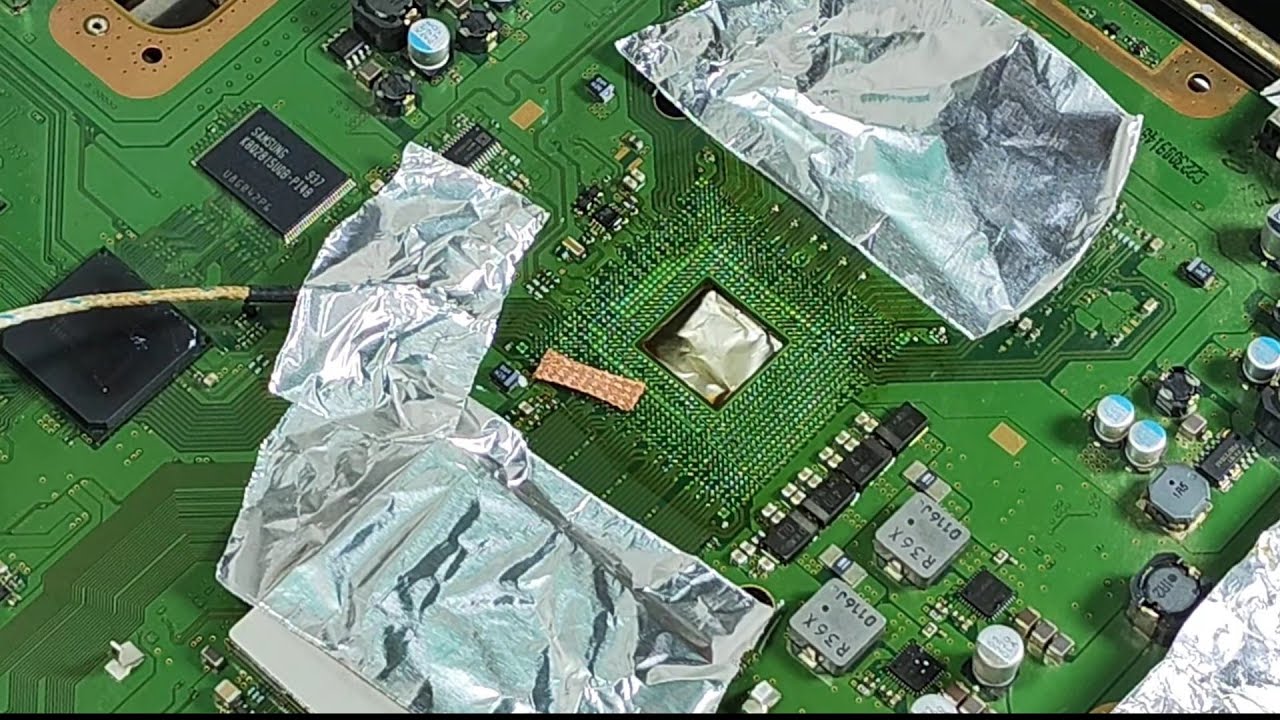 PS3 modelo 2000 reballing no processador
