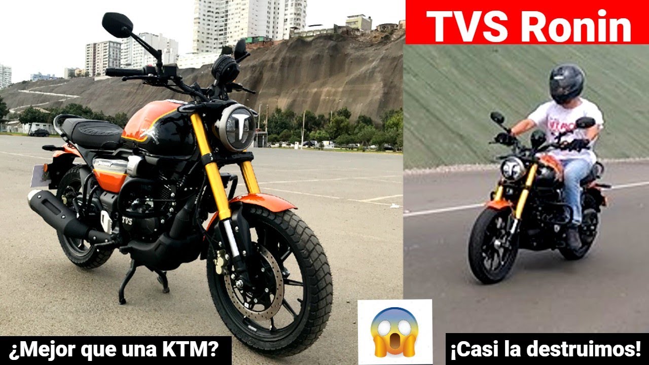 TVS Ronin 🏍️ / ¿Mejor que una KTM? 🤔 / Probamos la TVS Ronin... ¡y casi la destruimos! 😱