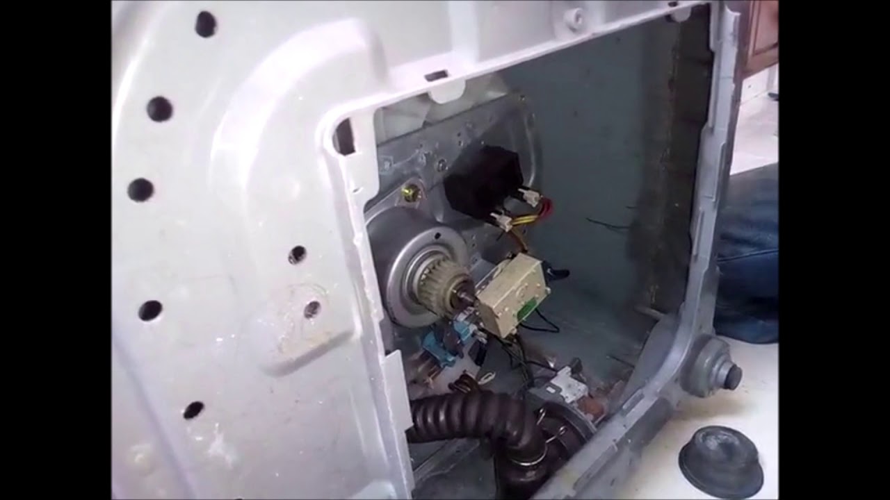 MI LAVADORA NO CENTRIFUGA /MANTENIMIENTO RESORTE PIÑON DE LA TRANSMISION LAVADORA LG ,SANSUNG