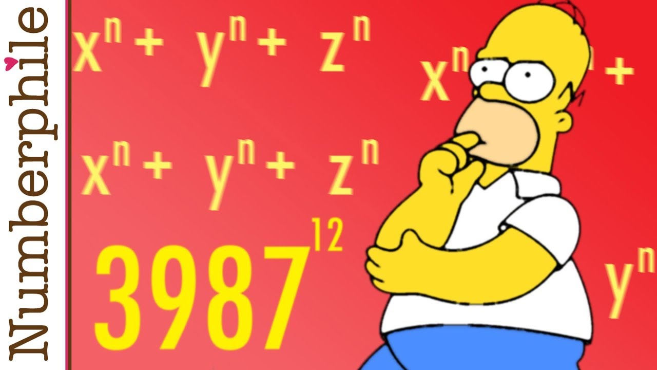 Гомер Симпсон против Пьера де Ферма - Numberphile