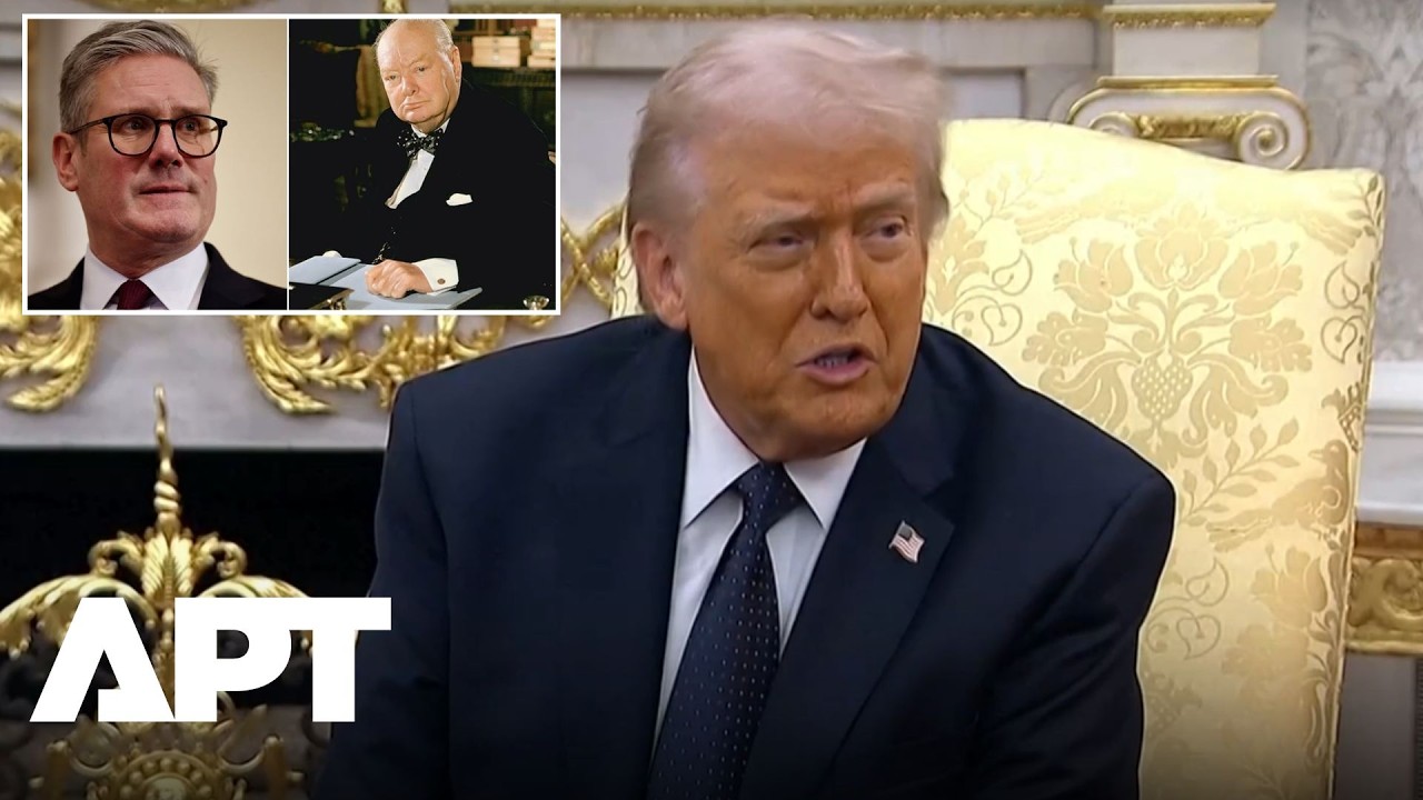 Трамп критикует Кира Стармера, заявляя: «Это не Уинстон Черчилль» | APT