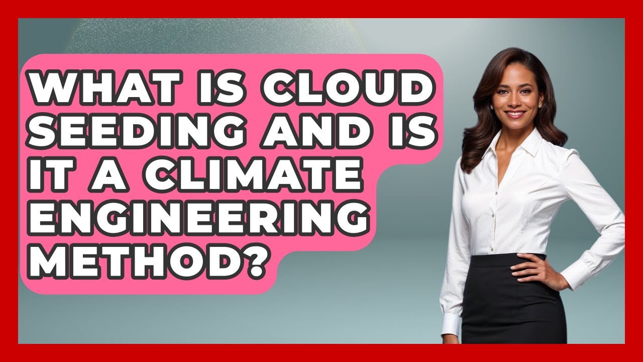What Is Cloud Seeding And Is It A Climate Engineering Method? - International Policy Zone