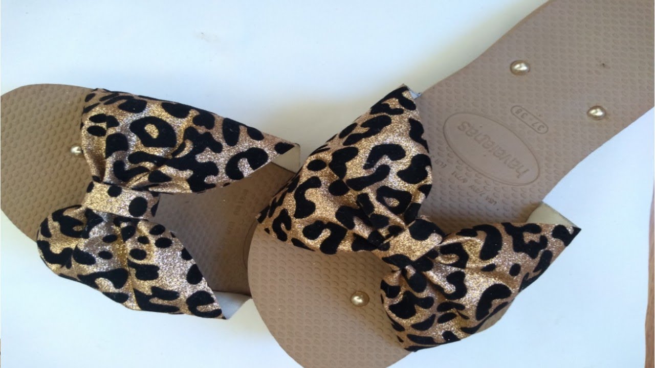Como fazer um chinelo decorado com lonita - Marah Santos
