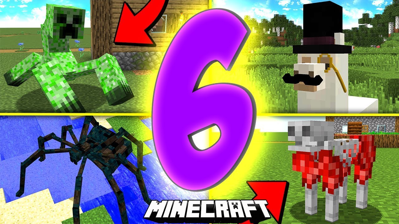 6 NIEMOŻLIWIE PORĄBANYCH MODÓW W HISTORII MINECRAFT!