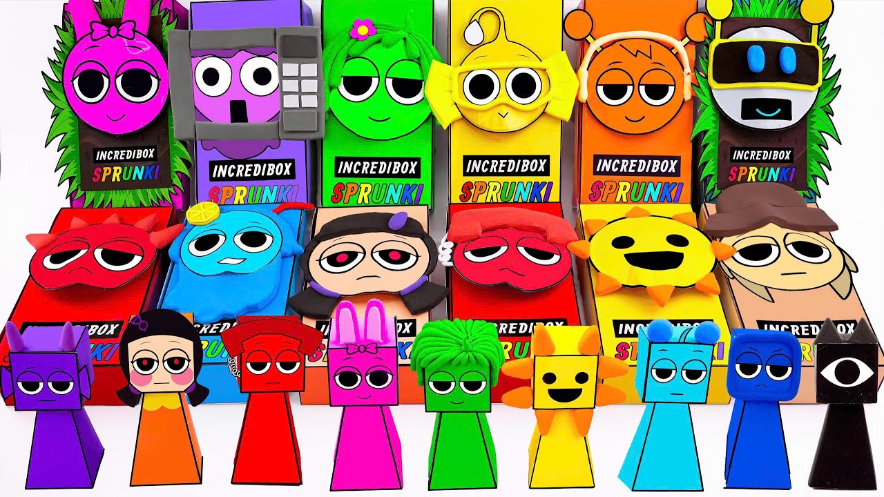 Paper DIY💖 Unboxing INCREDIBOX Blind Box, How to make Blind Bag | Tana Cubes DIY