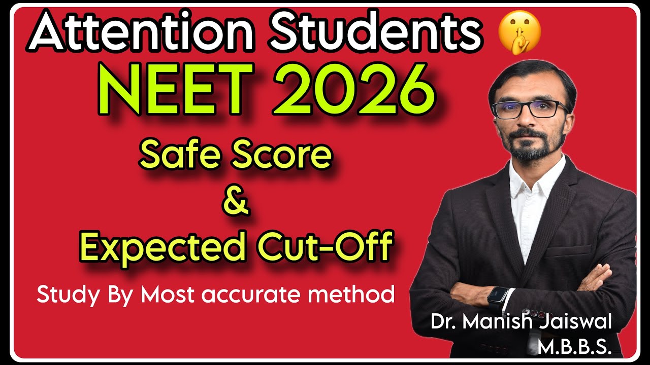 #neet2026 Expected Cut off and Safe score Govt MBBS 