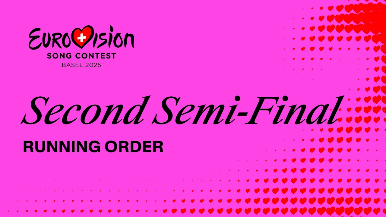 #Eurovision2025 - Second Semi-Final Running Order REVEAL | Basel 2025 🇨🇭