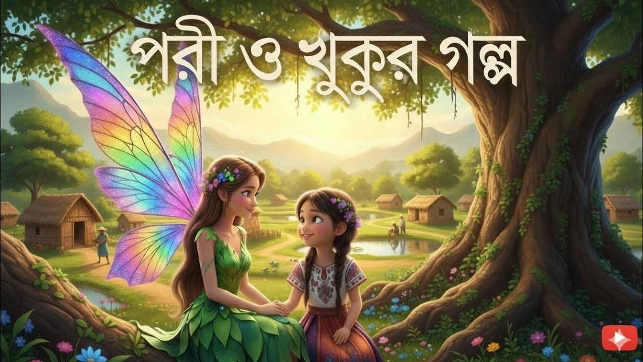 সুন্দর পরী ও মিষ্টি খুকীর গল্প🧚‍♀️👧(Bangla animation story)