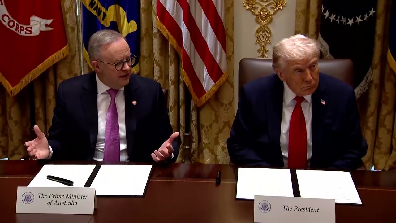 Трамп и австралийские албанцы подписали соглашение о критически важных полезных ископаемых | REUTERS