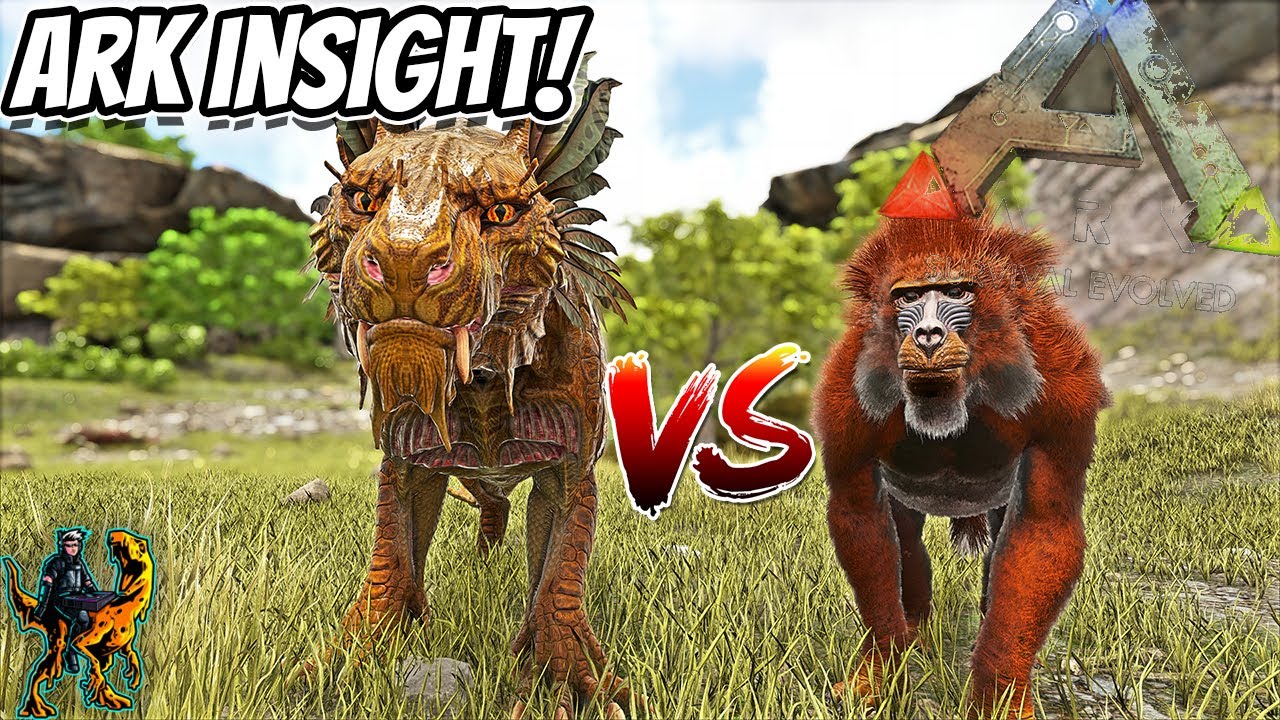 DINOPITHECUS VS THE SHADOWMANE, STAT ANALYSIS AND BATTLE TO THE DEATH!! || Ark Insight!