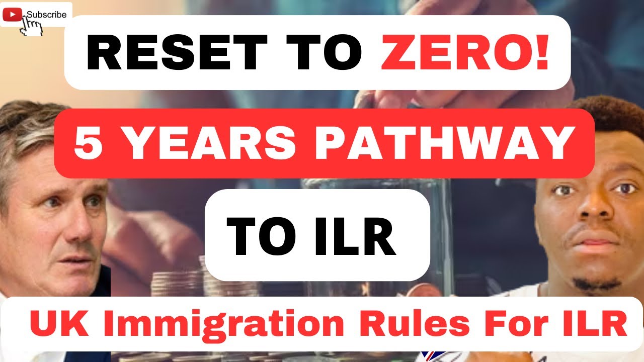 UK ILR CLOCK RESET TO ZERO | 5 YEARS PATHWAY TO INDEFINITE LEAVE TO REMAIN (ILR) | Immigration Rules