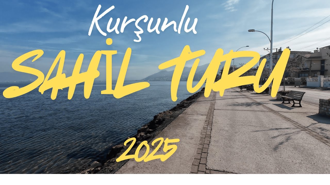 2025 Kurşunlu Sahil Yürüyüşü 🚶‍♂️ | Sabah Manzaraları ve Fırın Yolu Vlogu 🌊 | Türkiye Doğa Vlog