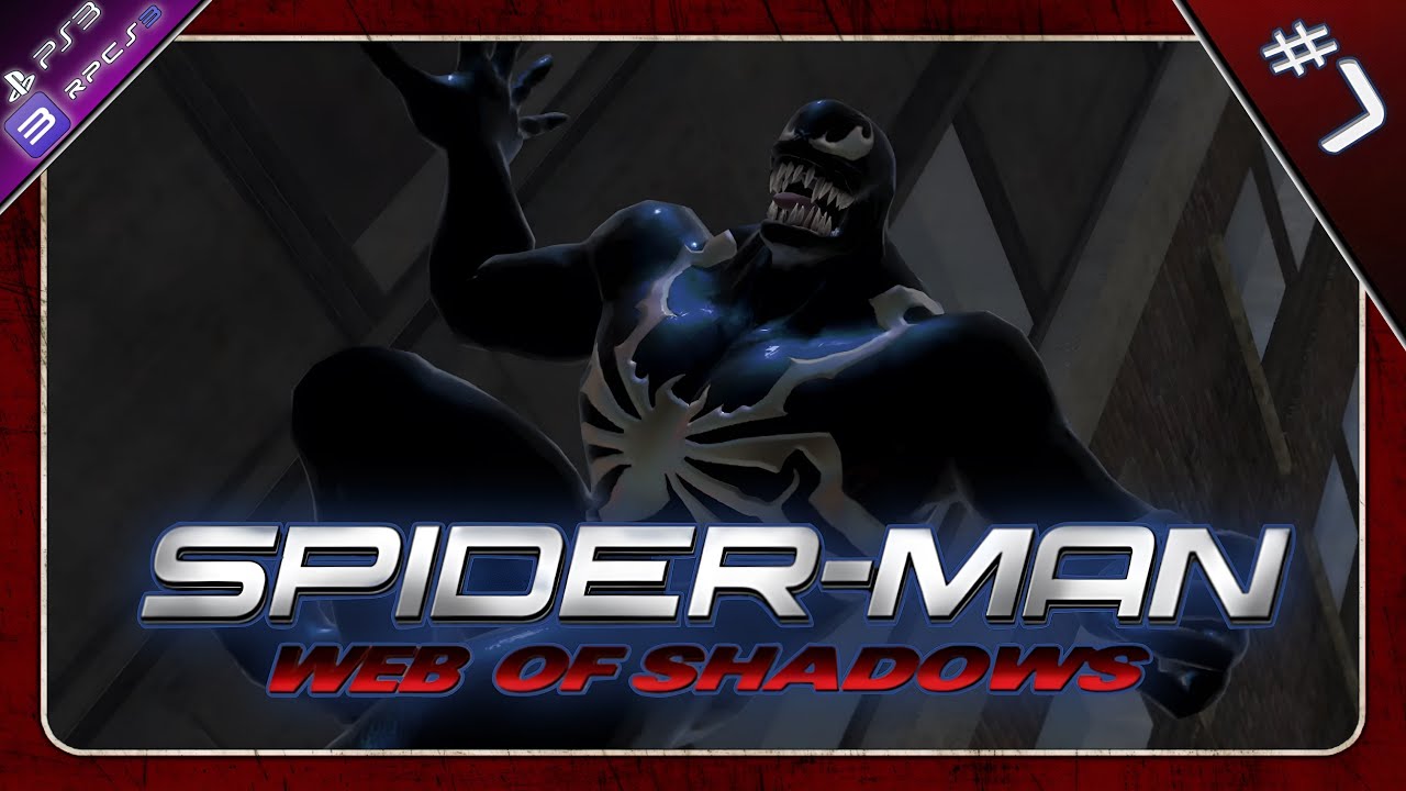 Прохождение игры Spider Man Web of Shadows #7 первая стычка с Веномом