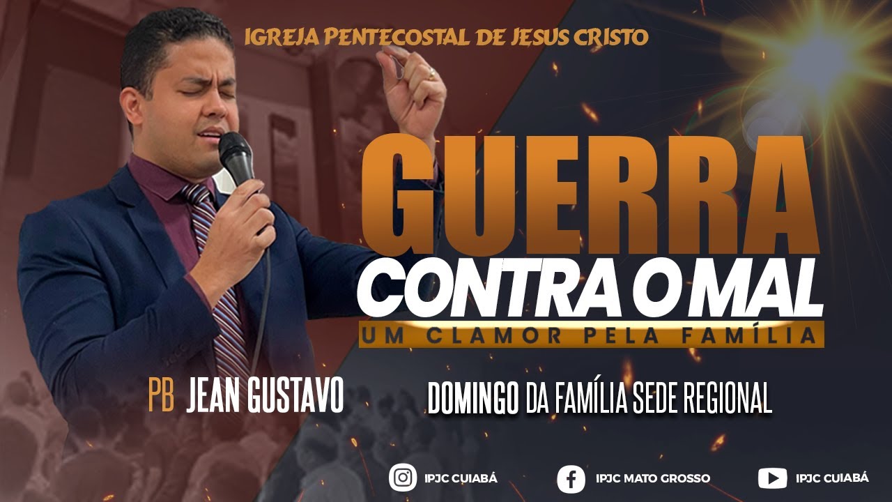 Culto da Família | AO VIVO | GUERRA CONTRA O MAL| 2º DIA | DOM 25/01/2026 | @ipjccuiaba