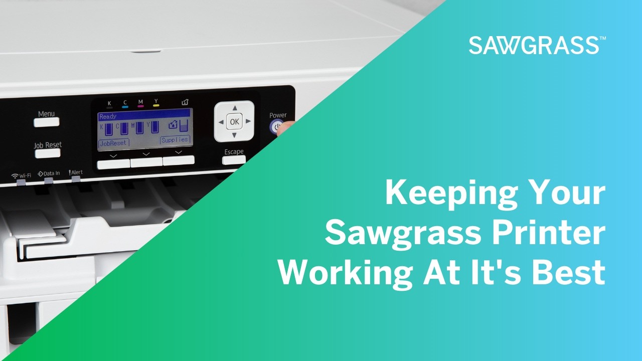 Sawgrass Printer Care: Ink, Expiration Dates, and Self-Maintenance Tips