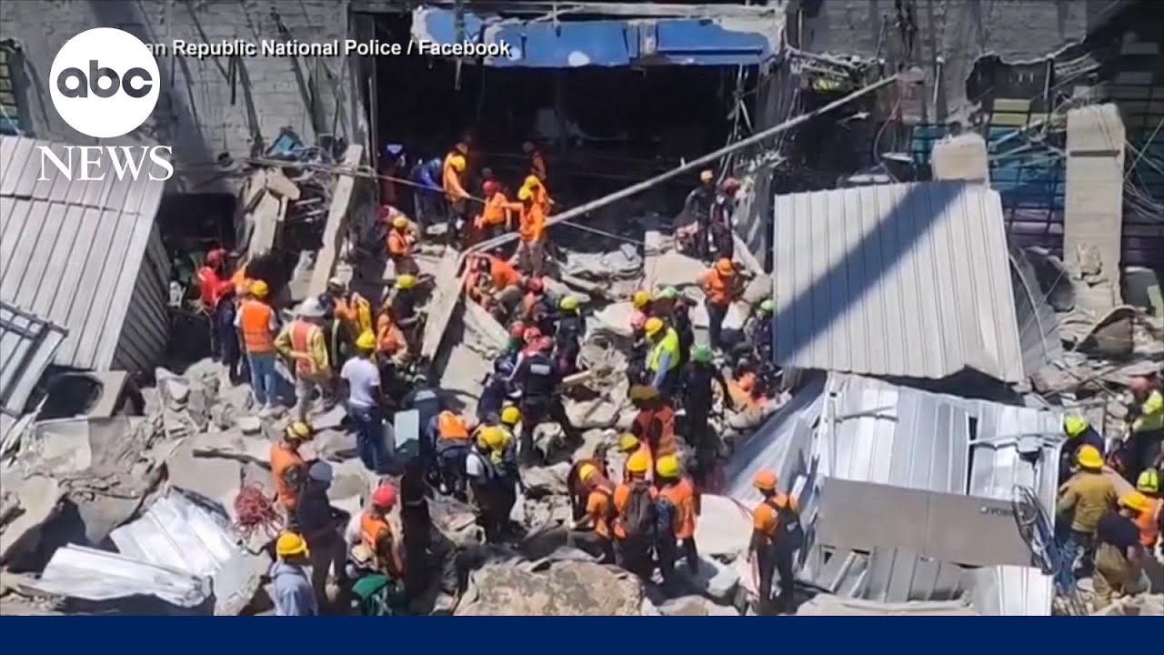 Dozens dead after roof collapses at nightclub in the Dominican Republic
