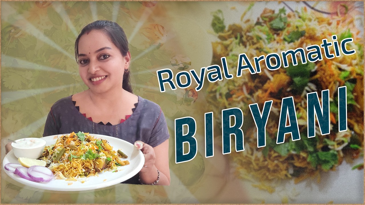 Most Fragrant Veg Biryani Ever! 🌿 Royal Khushbudar Veg Dum Biryani Recipe #trending #tendingSangeeta