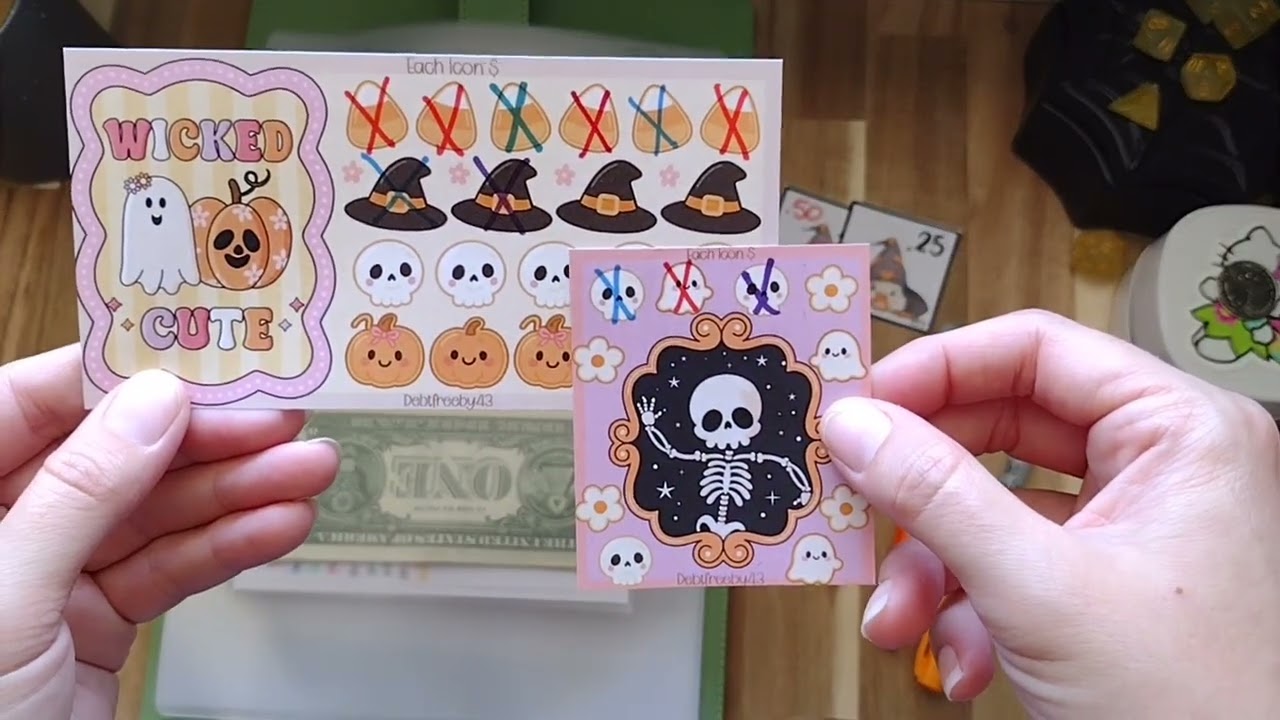 🎃 HALLOWEEN MANIA COLLAB | OCT 15TH | SAVING $7 | #cashstuffing #savingschallenges