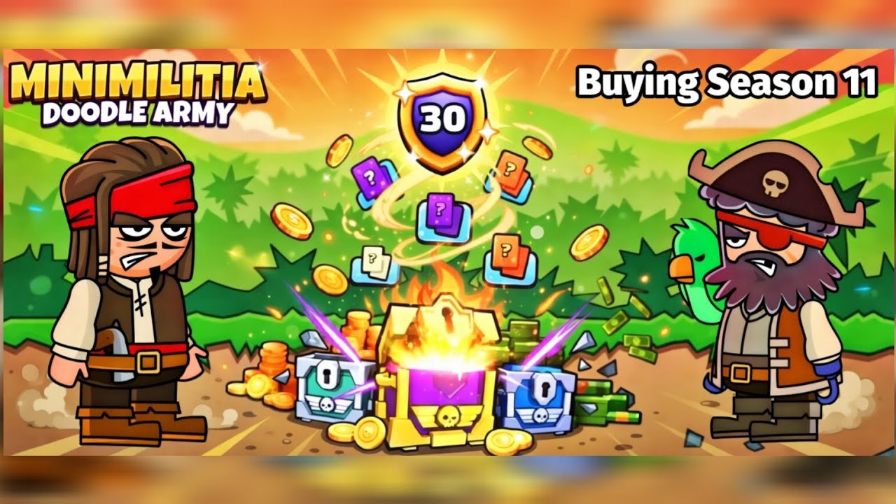 Mini militia battle pass season 11 ( premium) collect 