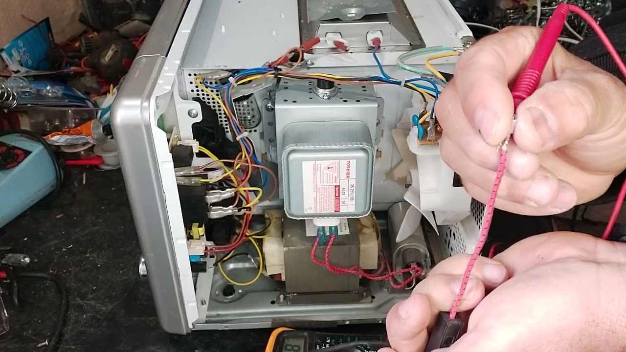 اصلاح عطل خبيت في الميكرويف بطريقة احترافية réparation courte sercuit micro onde