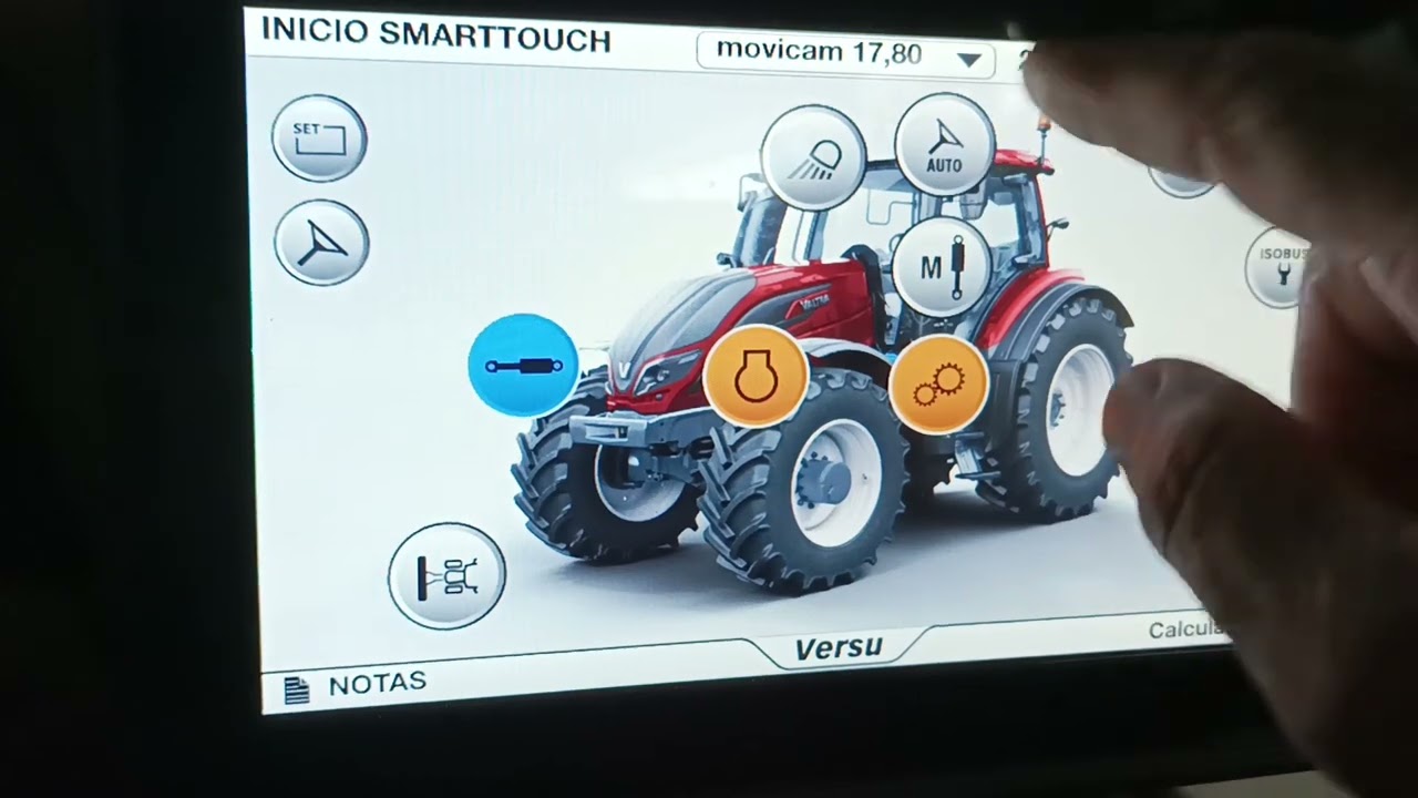 TRACTOR VALTRA AUTO-GUIDE. Manejo rápido del autoguiado.