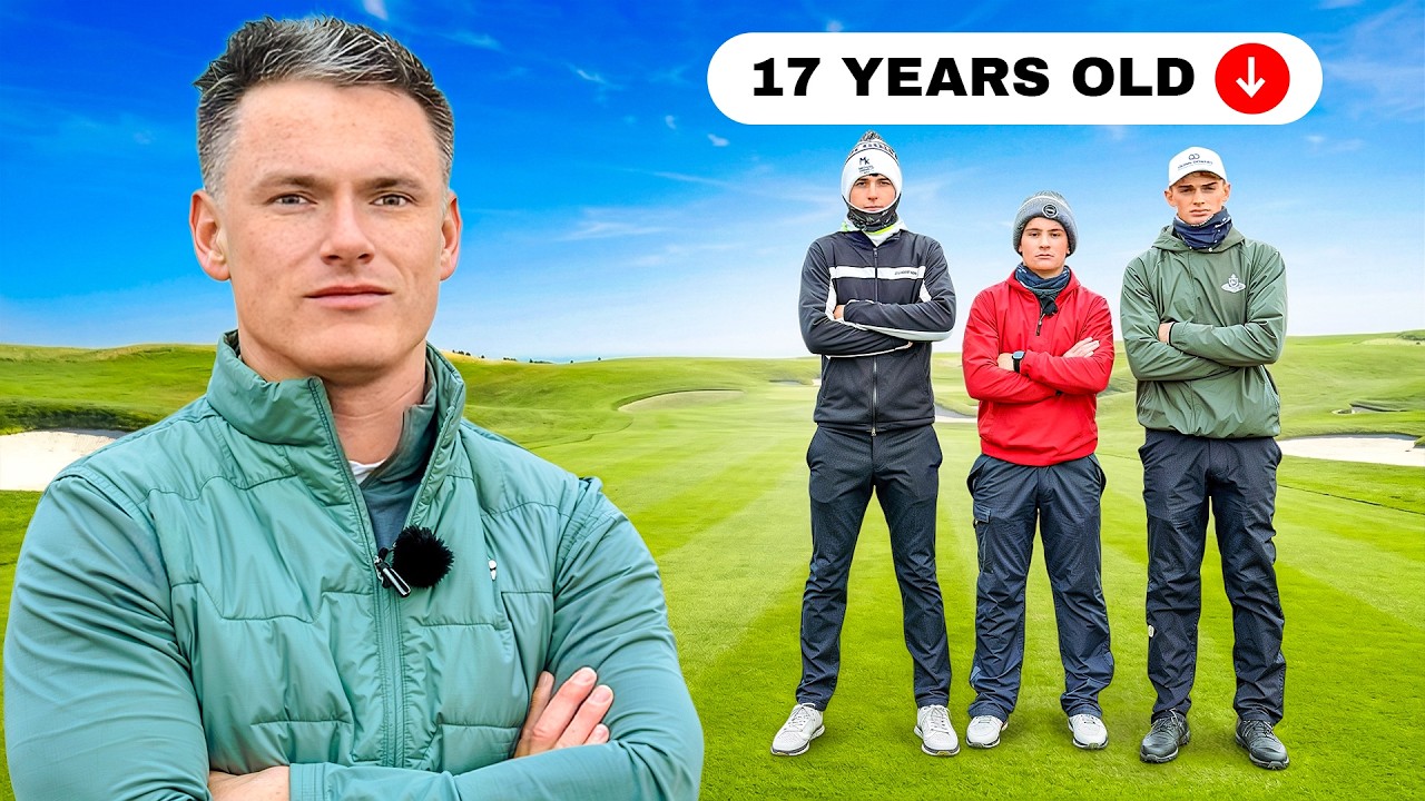I Challenged The 3 BEST Junior Golfers in Ireland...Big Mistake!!