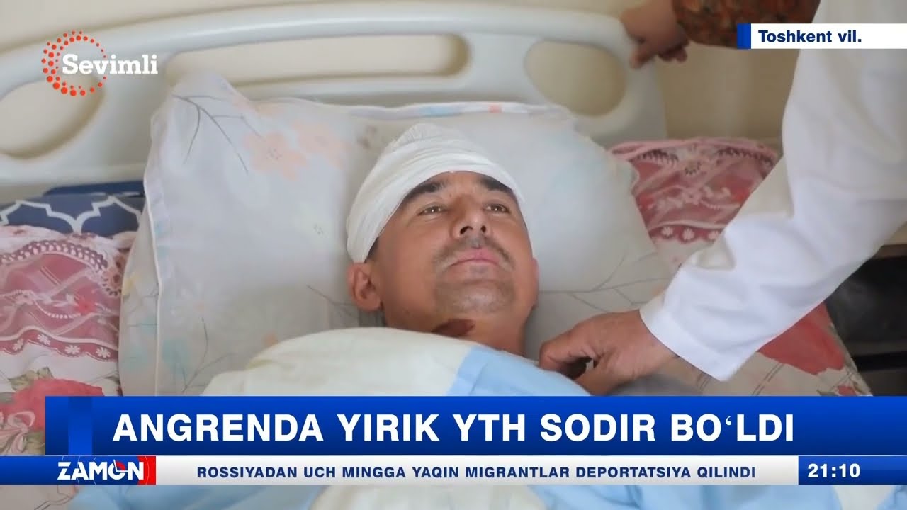 Angrenda yirik YTH sodir bo'ldi (Toshkent v)