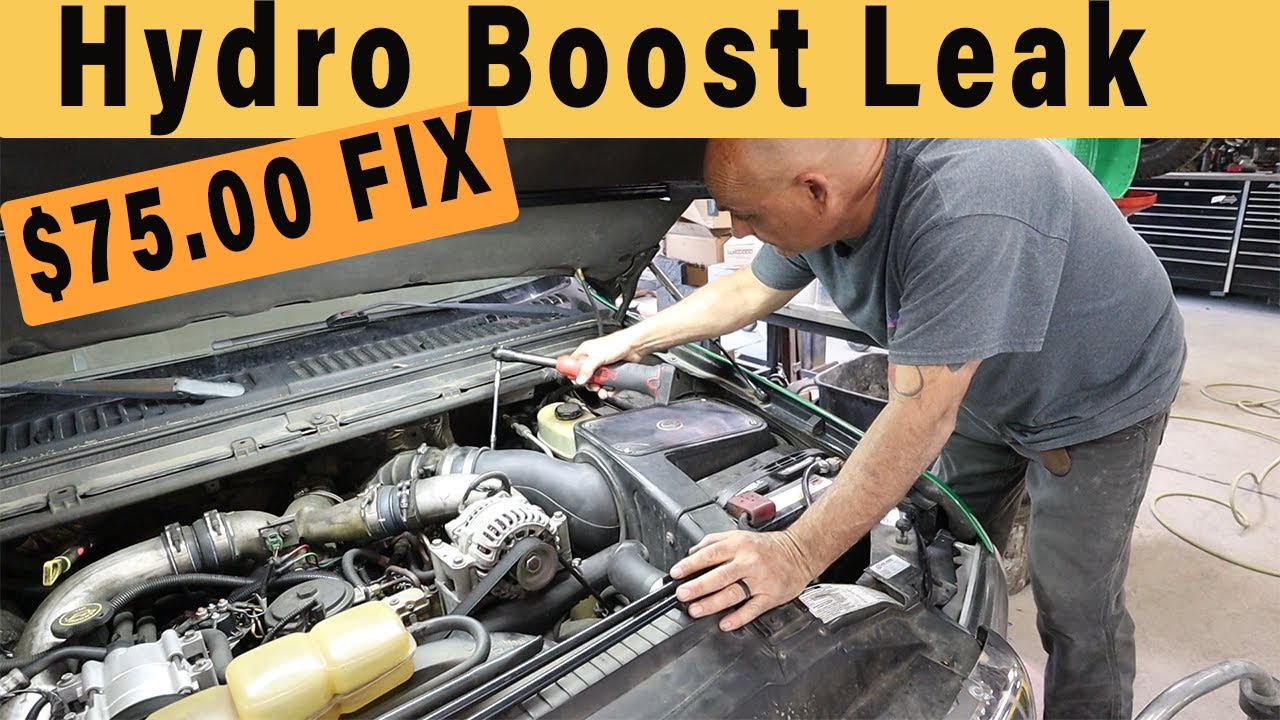 Stop Power Steering Leak (DIY HydroBoost)1999 F350 Fix