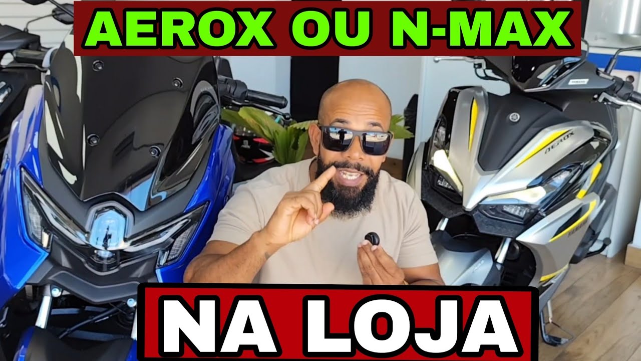 Yamaha Aerox 160 vs NMax 160, direto da LOJA!