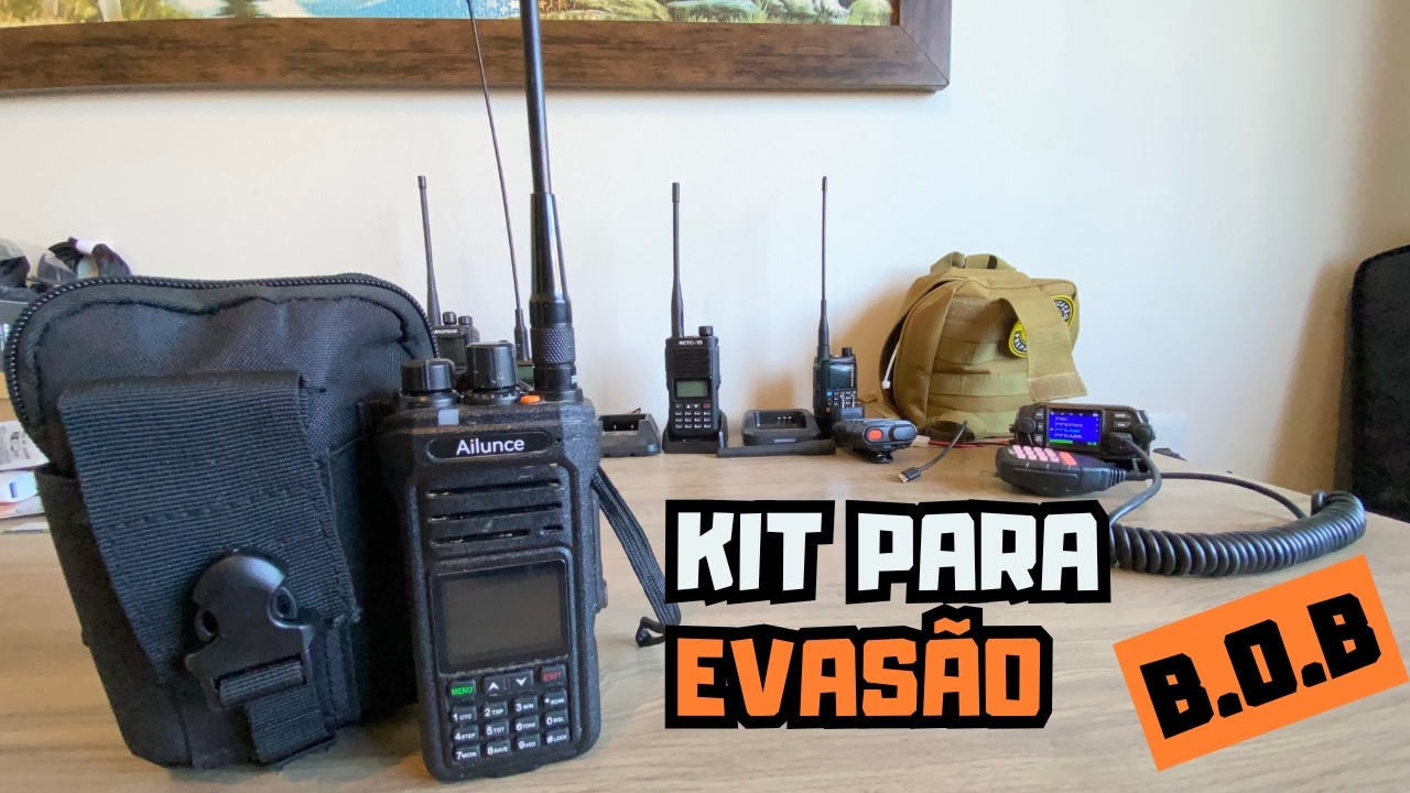 Kit COMUNICAÇÃO para sua Mochila de EVASÃO B.O.B
