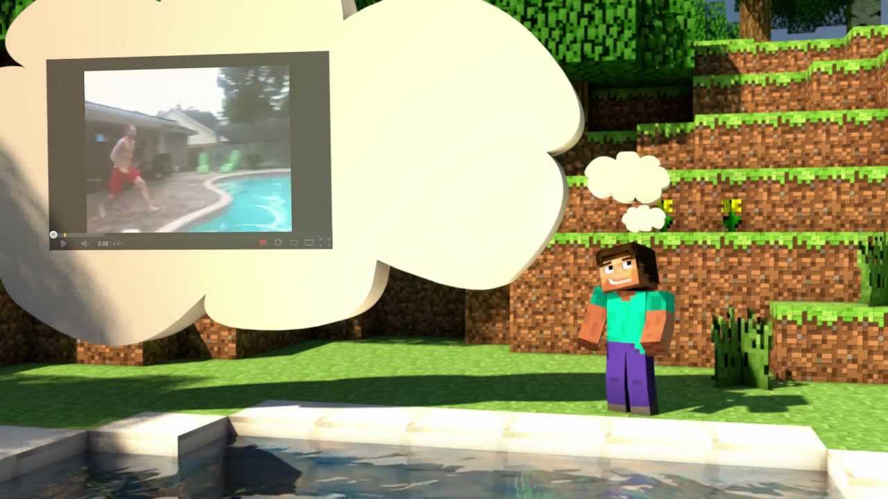 Minecraft - Epic Pool Jump