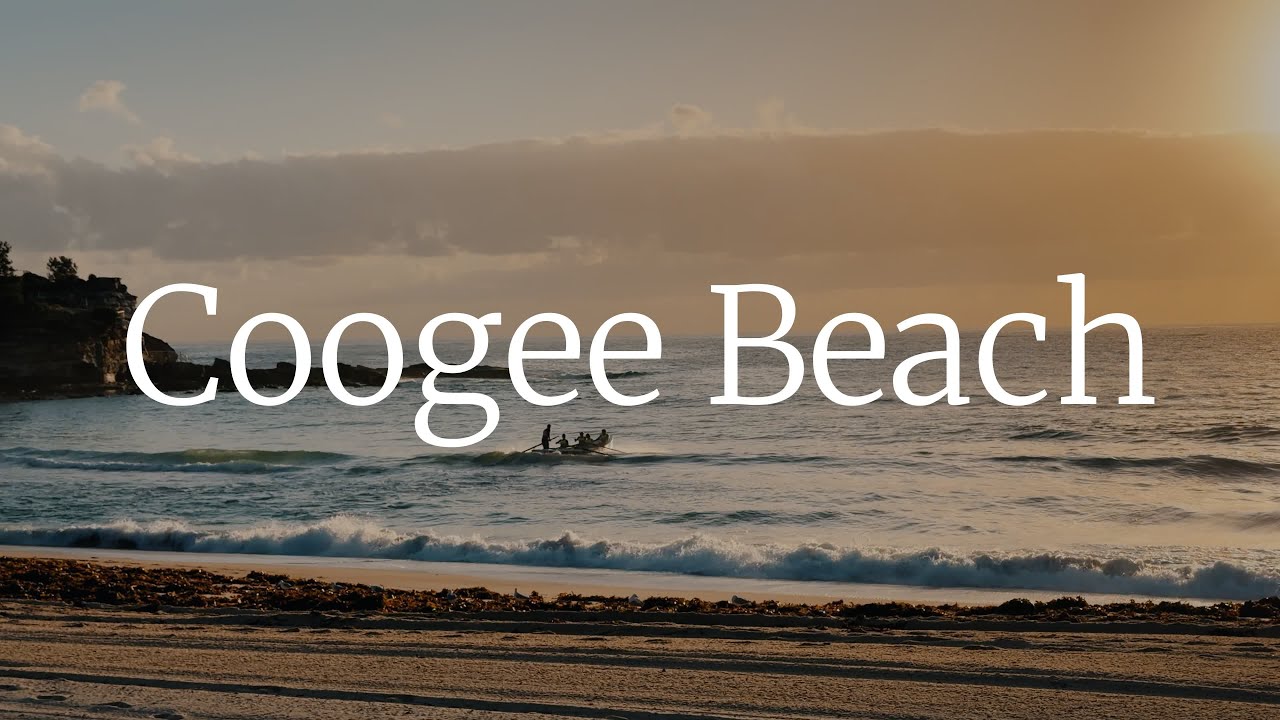 [4K] Coogee Beach Sunrise Drive & Walk | Sydney Morning Ambience