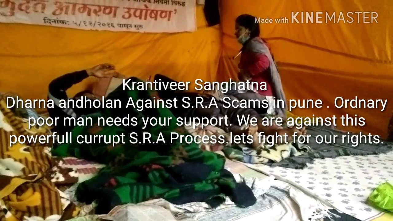 Hunger  Strike Against S.R.A Scam