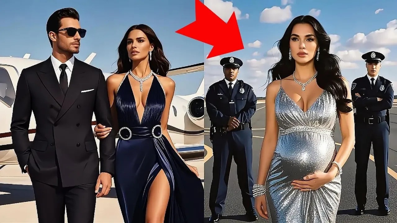 ELE MOSTROU COM ORGULHO SUA AMANTE — MAS SUA ESPOSA GRÁVIDA ERA UMA MAGNATA DA AVIAÇÃO..
