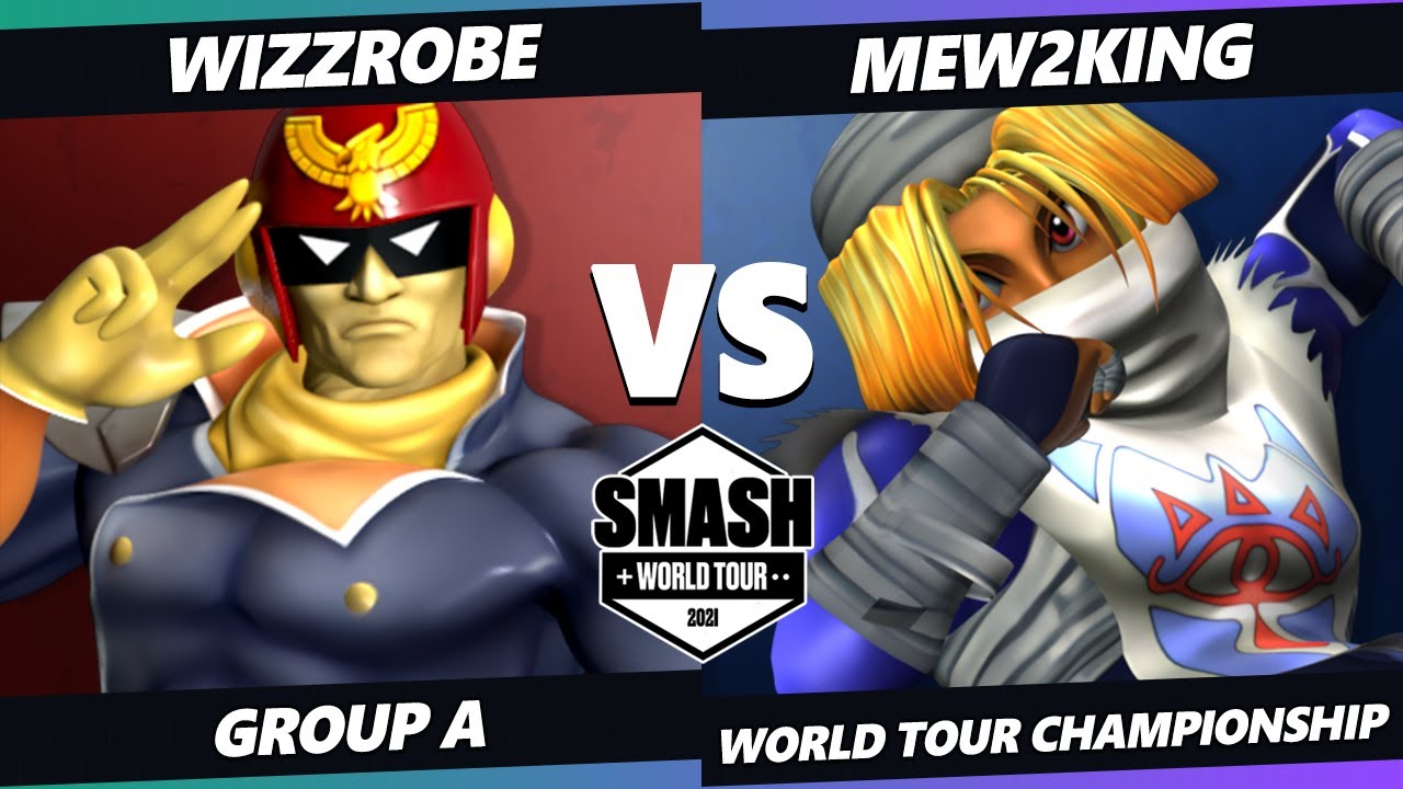 SWT Championship Group A - Wizzrobe (Falcon) Vs. Mew2King (Sheik, Marth) SSBM Melee Tournament