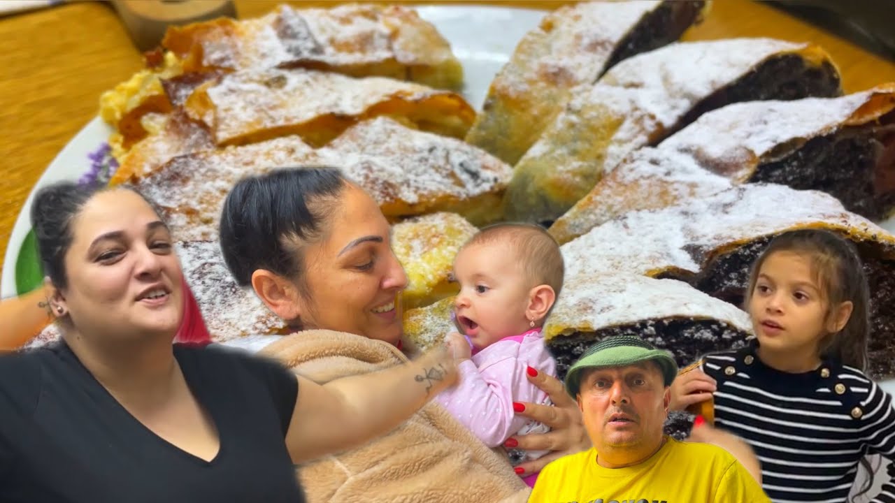 Húzott házi túrós & meggyes mákos rétes (Anyós - Só konyhája)