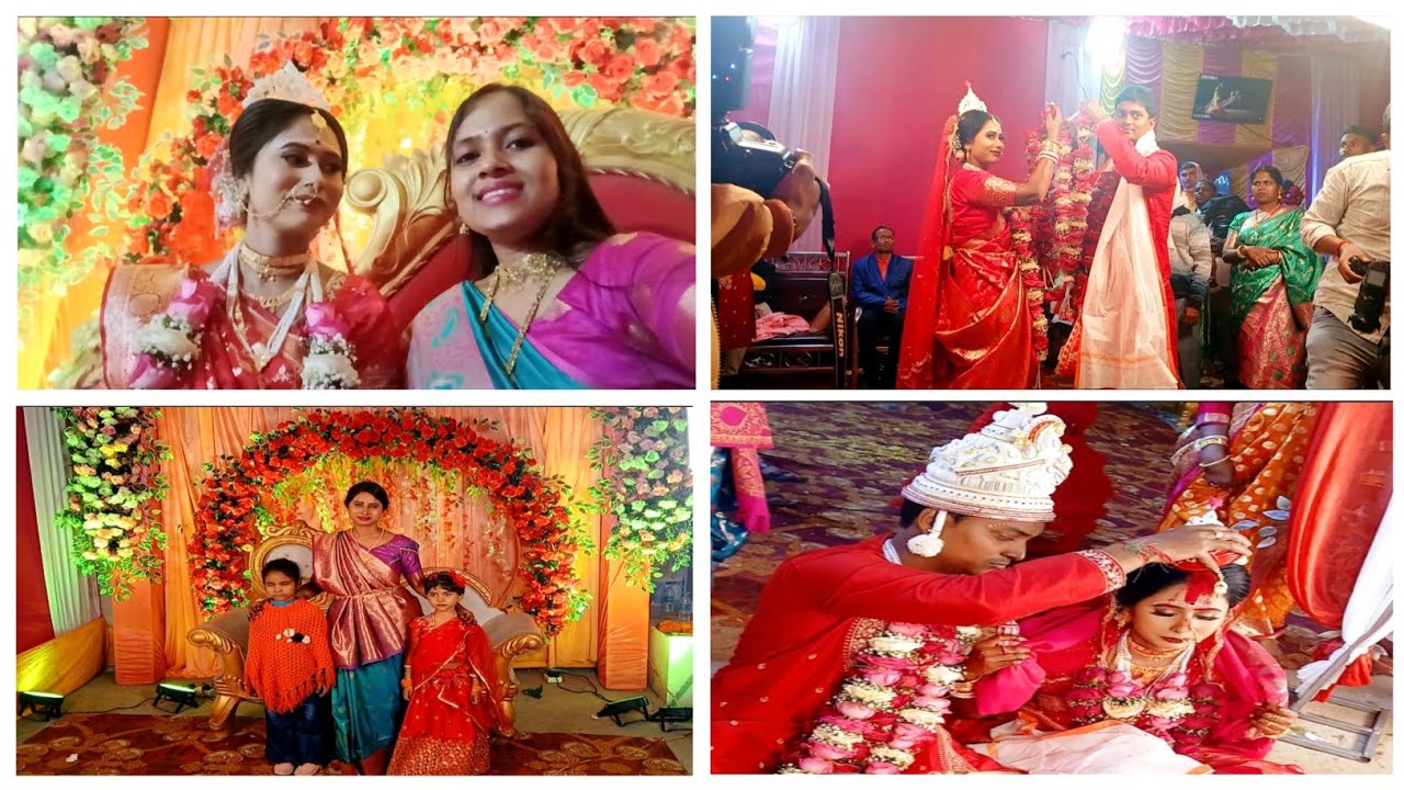 ✨️💖💝 ননদের বিয়ে সবাই মিলে full enjoy করলাম❗️bengali marriage wedding special blog 😀 
