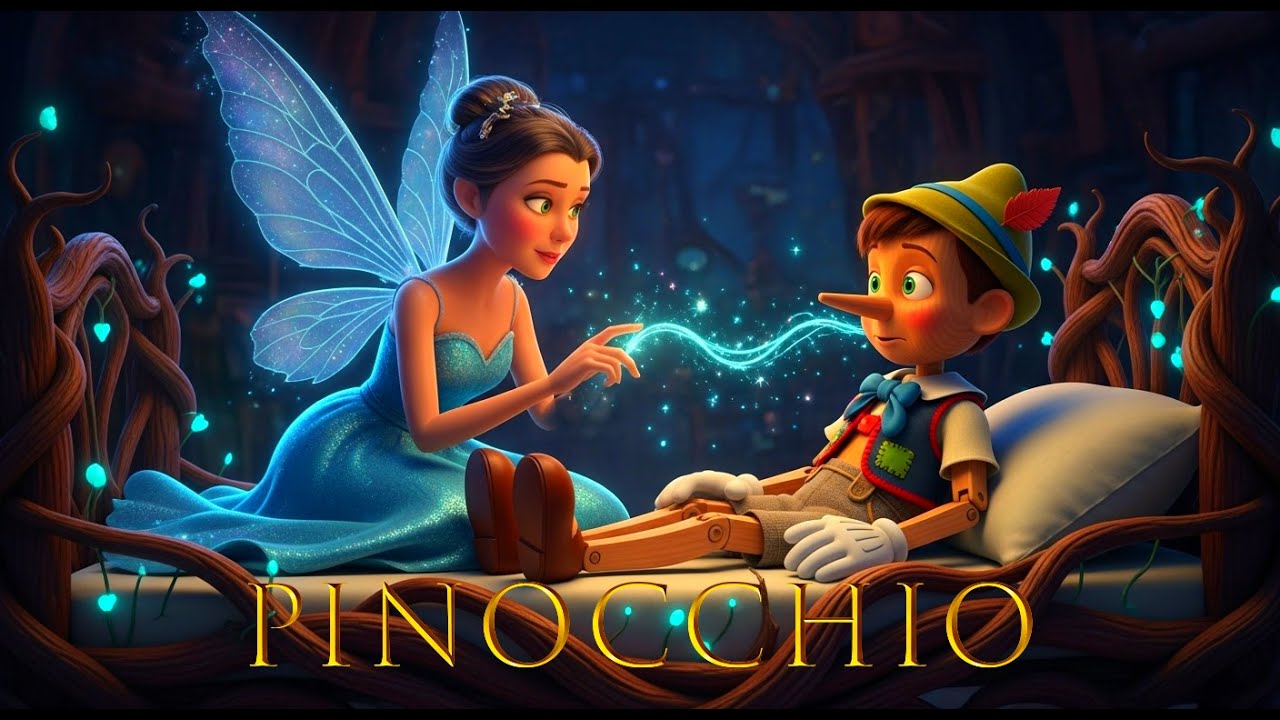 Pinocchio – A Magical Story of Courage, Honesty & Transformation | Full Fairy Tale for Kids