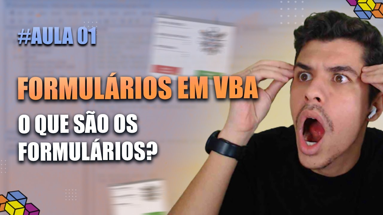 Série Formulários em VBA | Aula 01: O que são Formulários e construindo a capa