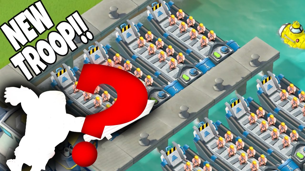 Boom Beach - NEW TROOP BARBARIANS!! Barbarian Attacks & Gameplay!