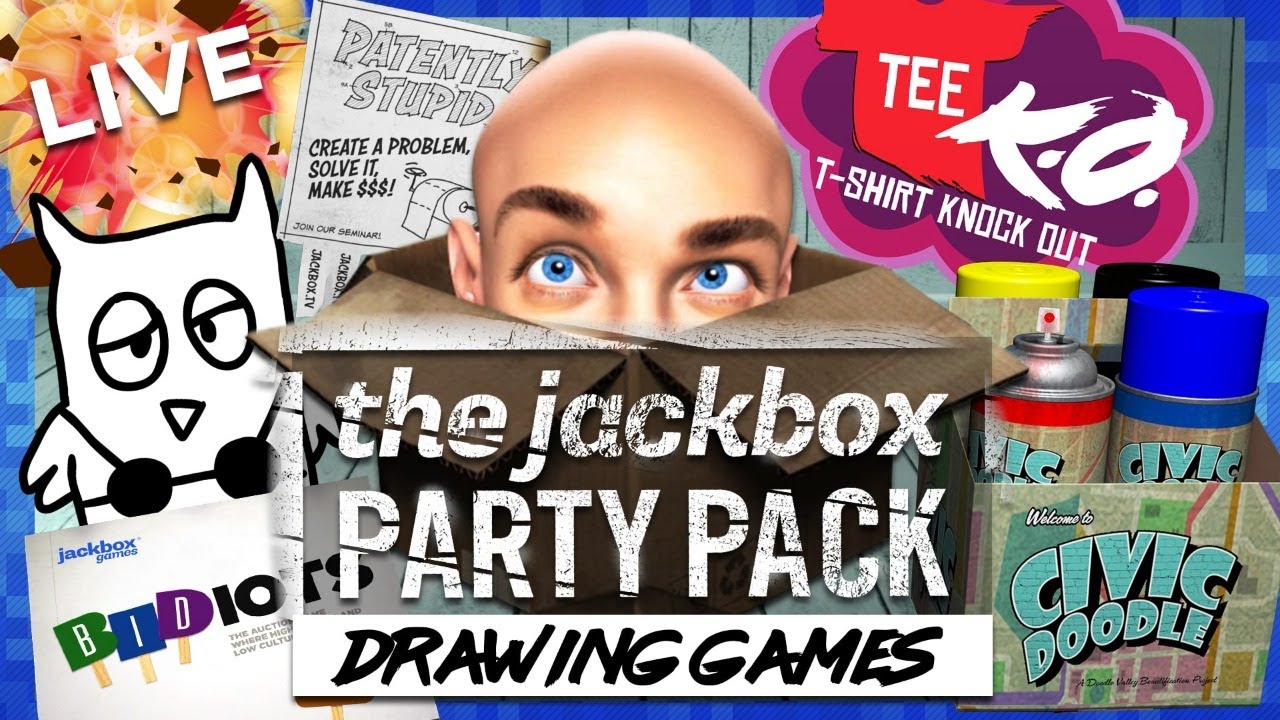 Jackbox Drawing Games w/ Viewers ~ Quarantine Stream | Co-op Couch Live