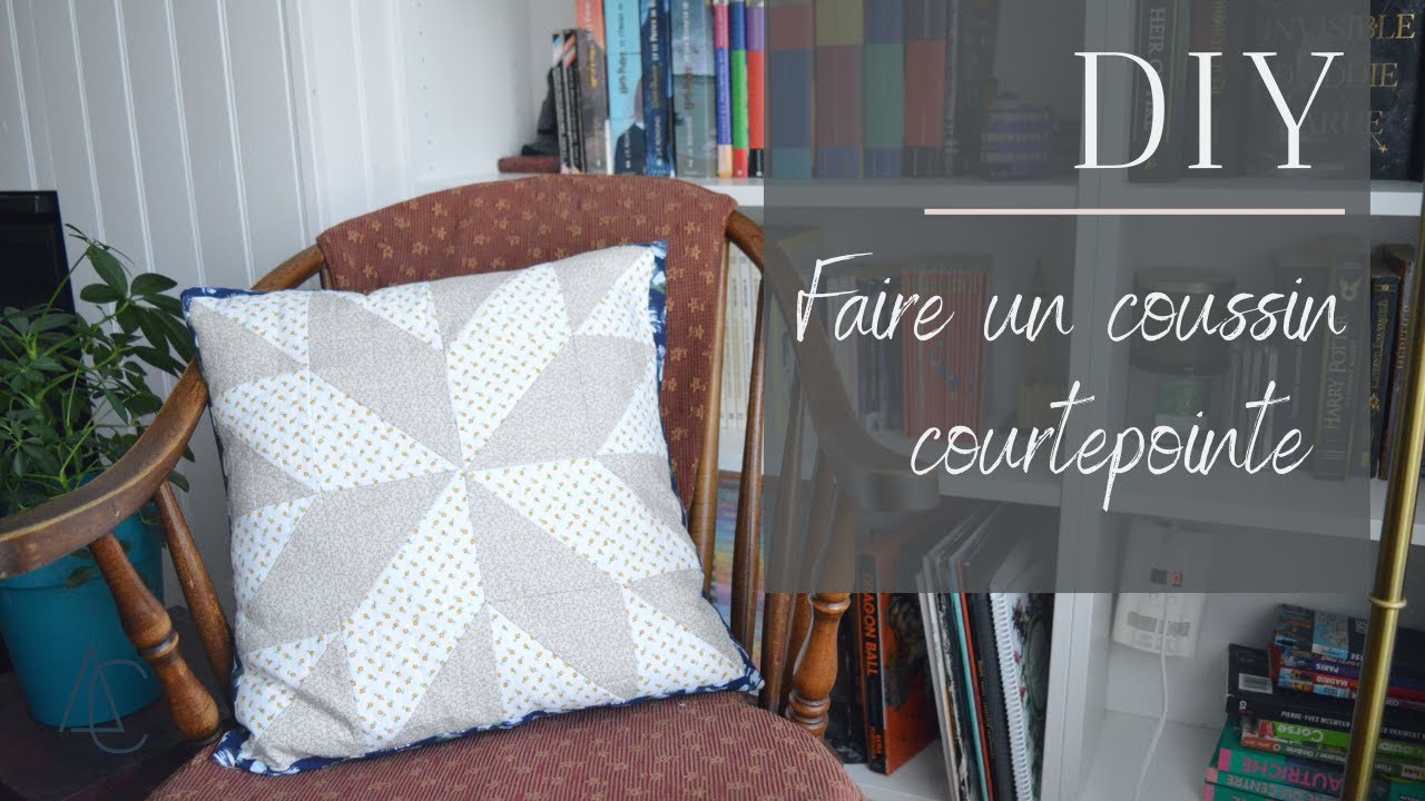 DIY | Faire un coussin courtepointe