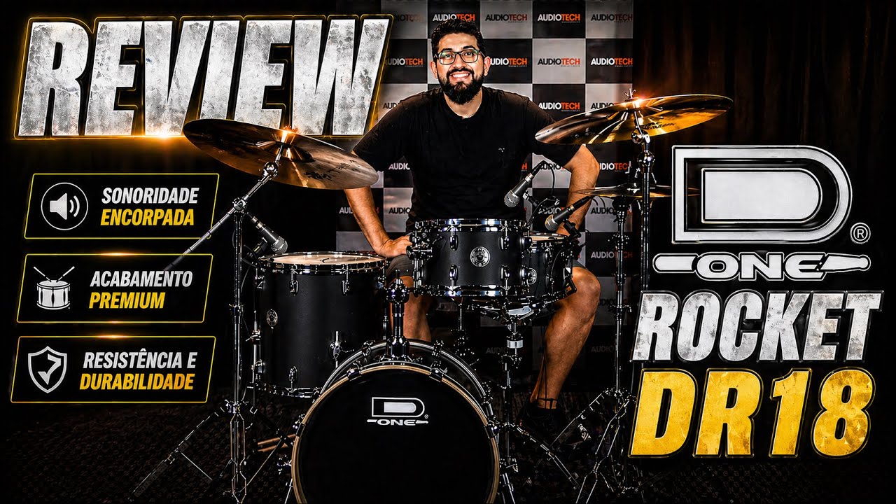 REVIEW D-ONE ROCKET DR18 #008 #done #donedrums #sonotec #zuscymbals #review #drums #rocket