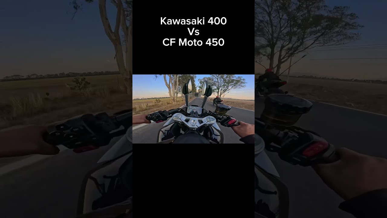 Kawasaki 400 vs CF Moto 450